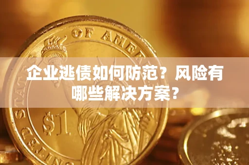 北京企业逃债如何防范？风险有哪些解决方案？