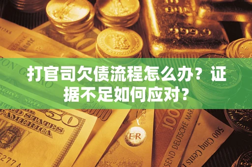 北京打官司欠债流程怎么办？证据不足如何应对？