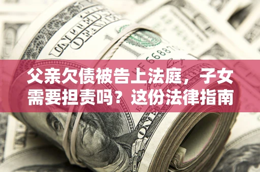 北京父亲欠债被告上法庭，子女需要担责吗？这份法律指南必须看完