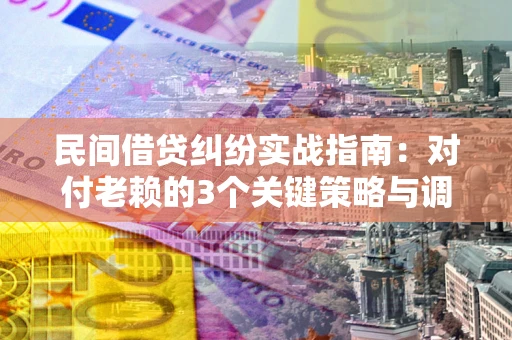 北京民间借贷纠纷实战指南：对付老赖的3个关键策略与调解盲区解析