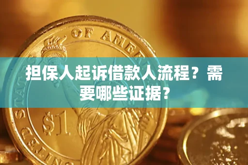 北京担保人起诉借款人流程?需要哪些证据? 北京担保人起诉借款人流程?需要哪些证据?