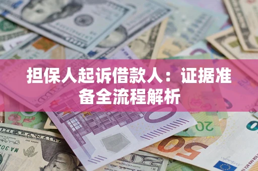 北京担保人起诉借款人：证据准备全流程解析