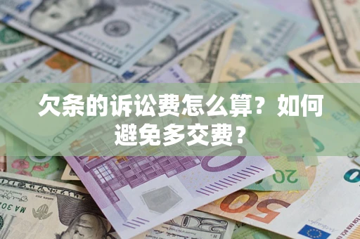 北京欠条的诉讼费怎么算？如何避免多交费？