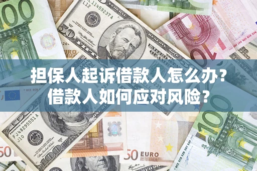 北京担保人起诉借款人怎么办？借款人如何应对风险？