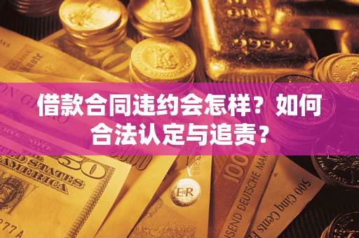 北京借款合同违约会怎样？如何合法认定与追责？