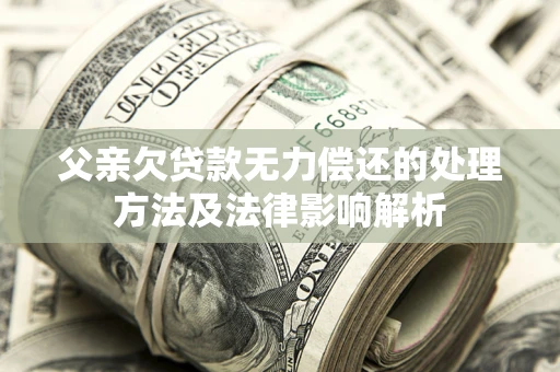 北京父亲欠贷款无力偿还的处理方法及法律影响解析