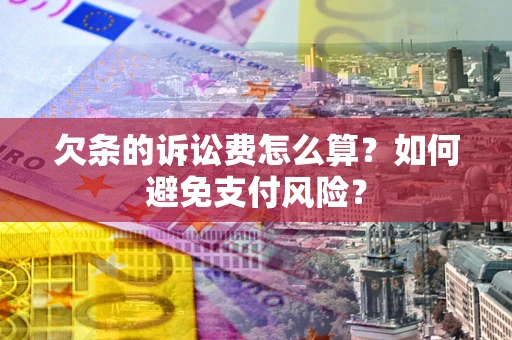 北京欠条的诉讼费怎么算？如何避免支付风险？